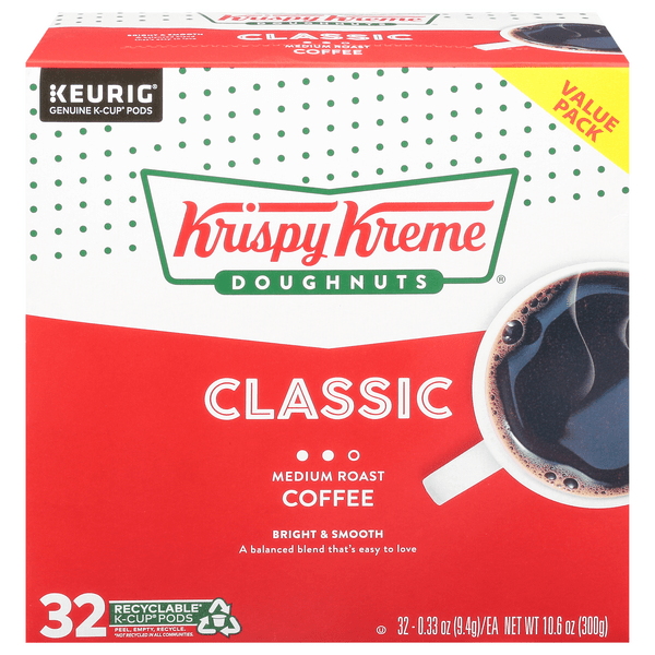 Save on Krispy Kreme Classic Medium Roast Coffee KCups Order Online