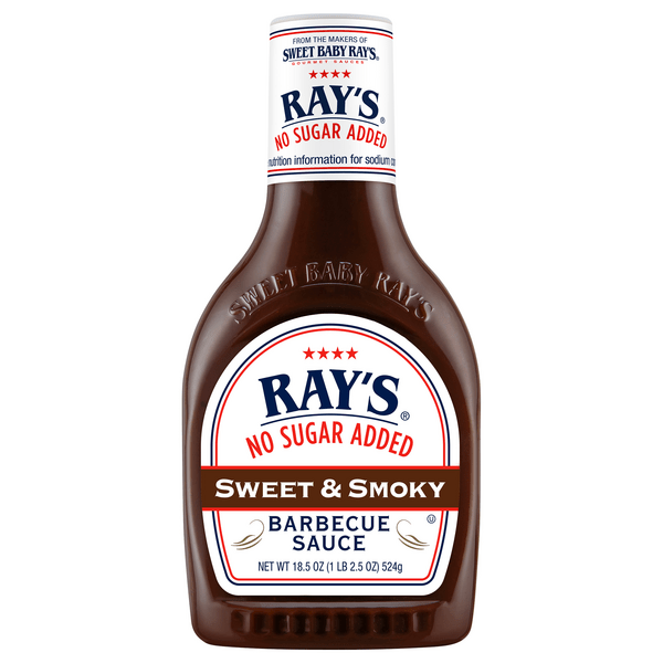 Save on Sweet Baby Ray's Barbecue Sauce Sweet & Smoky No Sugar Added