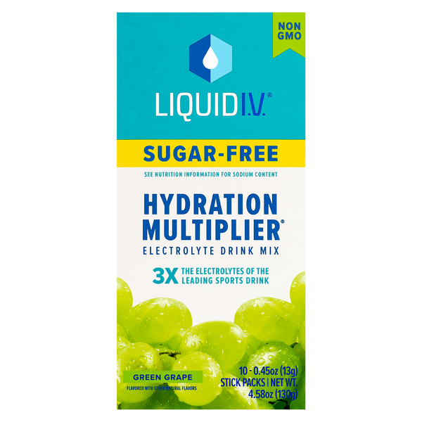 Save on Liquid IV Hydration Multiplier Electrolyte Drink Mix Green