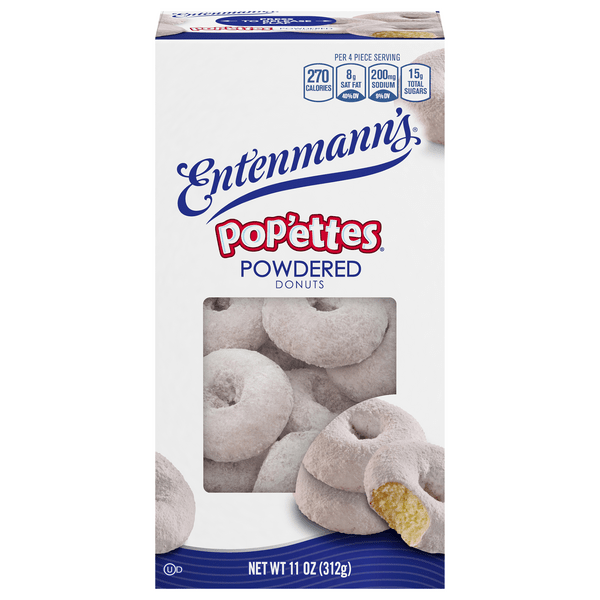 Save on Entenmann's Pop'ettes Donuts Powdered Order Online Delivery GIANT