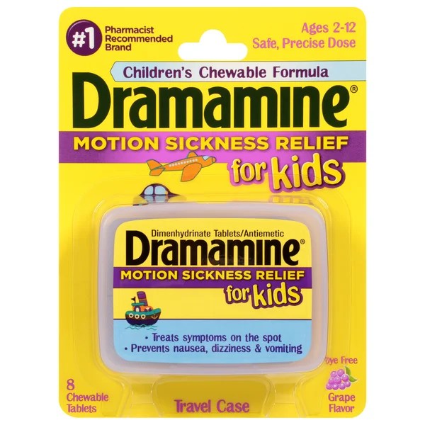Save On Dramamine Motion Sickness Relief For Kids Grape Order Online Delivery | Stop & Shop
