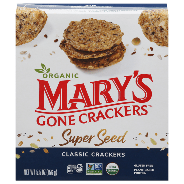 Save on Mary's Gone Crackers Super Seed Classic Organic Gluten Free Order Online Delivery MARTIN'S