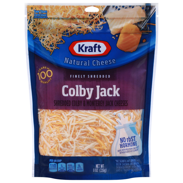 Save on Kraft Colby & Monterey Jack Cheese Finely Shredded Natural