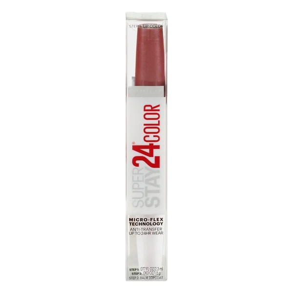 Save on Maybelline Super Stay 24 Lip Color Forever Chestnut 115 Order
