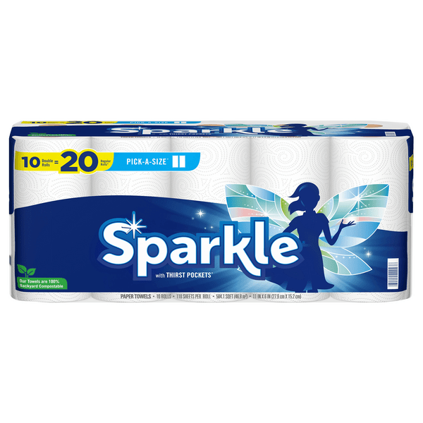 Sparkle Paper Towels Logo