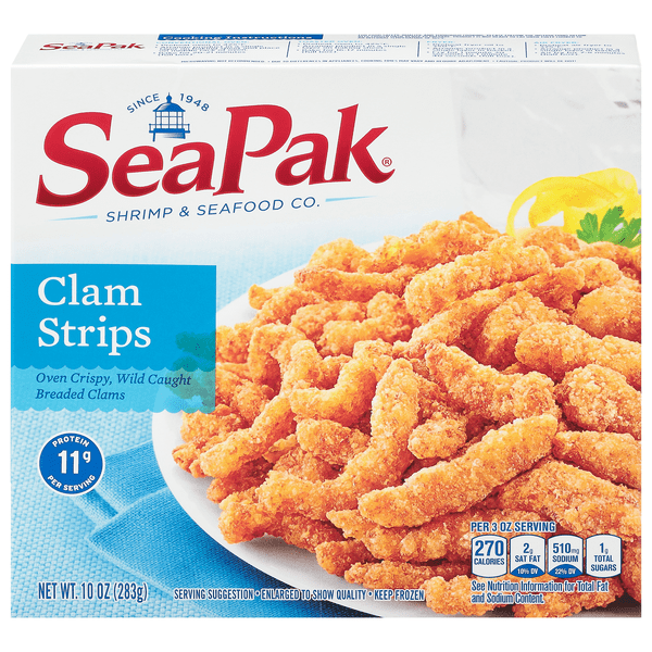 Save on SeaPak Clam Strips Frozen Order Online Delivery Food Lion