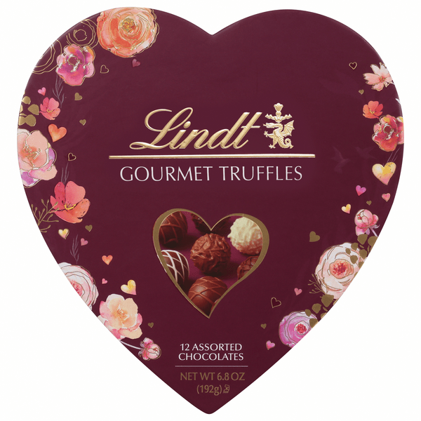 Save on Lindt Assorted Gourmet Chocolate Truffles Valentine's Day Candy