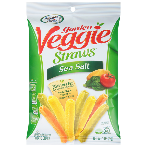 Save on Sensible Portions Garden Veggie Straws Sea Salt Gluten Free