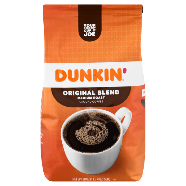 Save on Dunkin' Original Blend Medium Roast Coffee (Ground) Order