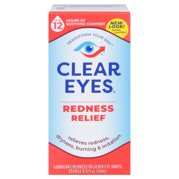 Save on Clear Eyes Redness Relief Eye Drops Redness Reliever Lubricant