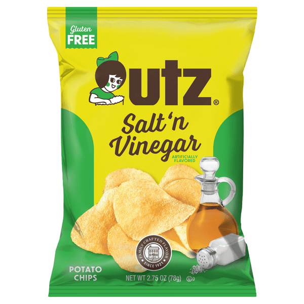 Save on Utz Gluten Free Salt 'n Vinegar Potato Chips Order Online