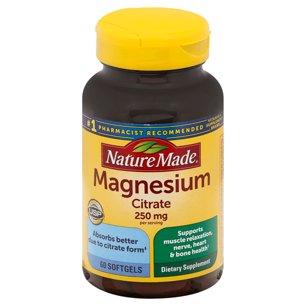 Save on Nature Made Magnesium Citrate 125 mg Dietary Supplement