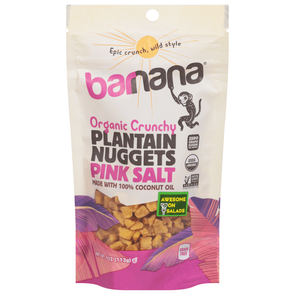 Save on Barnana Crunchy Plantain Nuggets Pink Salt Organic Order Online