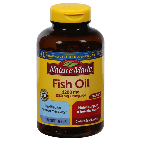 Save on Nature Made Fish Oil 1200 mg (Omega3 360 mg) Dietary