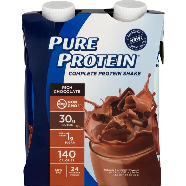 Save on Pure Protein Complete Protein Shake Rich Chocolate 4 ct Order