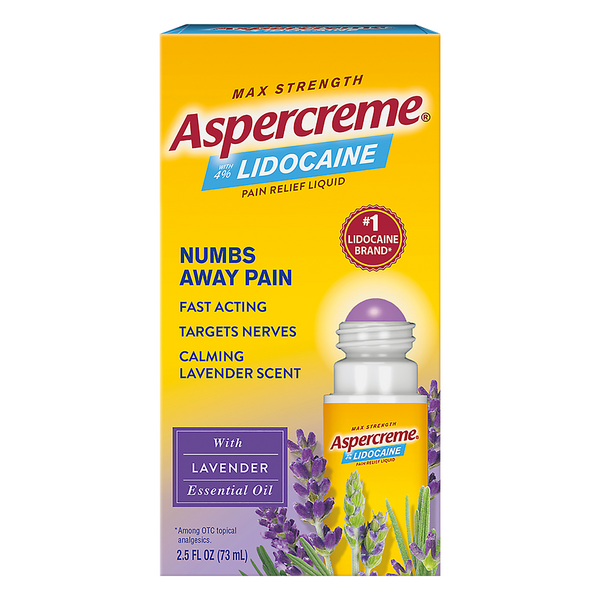 Save on Aspercreme Pain Relieving Liquid with Lavender Essential Oil