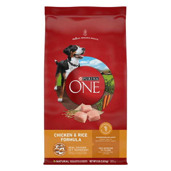 Save on Purina ONE Adult Dry Dog Food Chicken & Rice Formula Natural