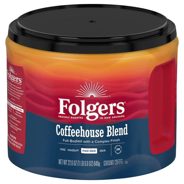 Save on Folgers Coffee House Blend MedDark Roast (Ground) Order Online