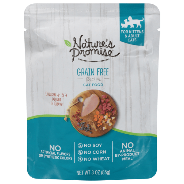 Save on Nature's Promise Wet Cat Food Grain Free Diet Chicken & Beef
