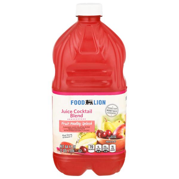 Save on Food Lion Fruit Medley Splash Juice Cocktail Blend Order Online