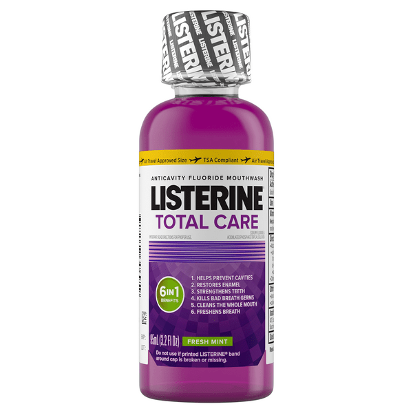 Save on Listerine Total Care Anticavity Mouthwash Fresh Mint (Travel