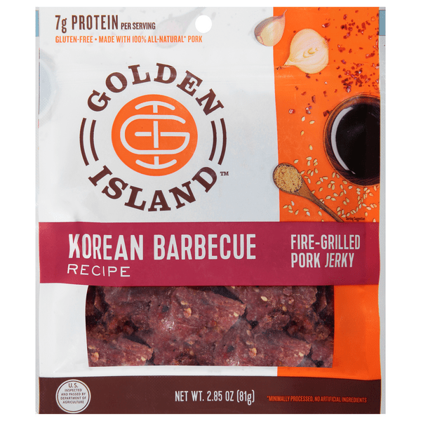 Save on Golden Island FireGrilled Pork Jerky Korean Barbecue Recipe