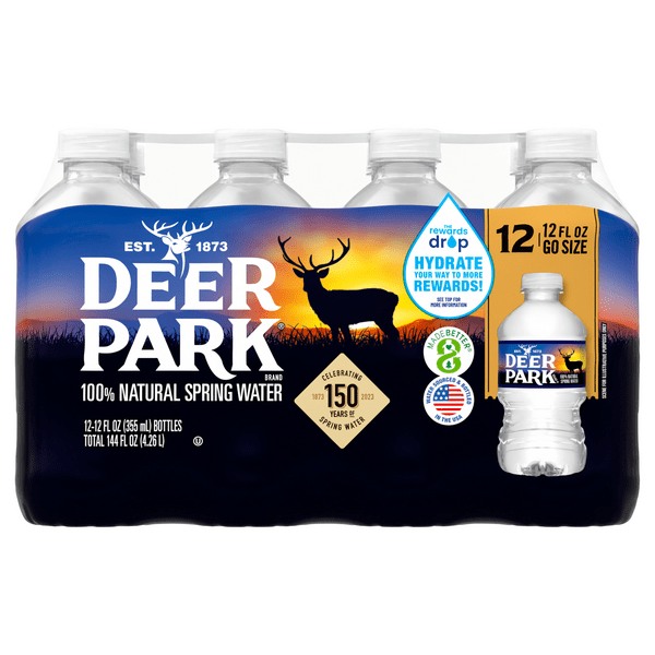 Save on Deer Park Spring Water Natural 12 pk Order Online Delivery GIANT