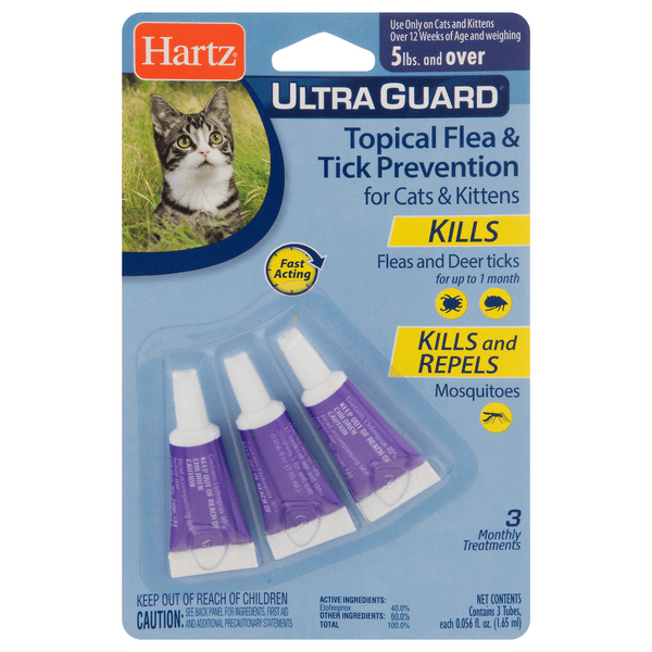 Save on Hartz Ultra Guard Tropical Flea & Tick Prevention for Cats