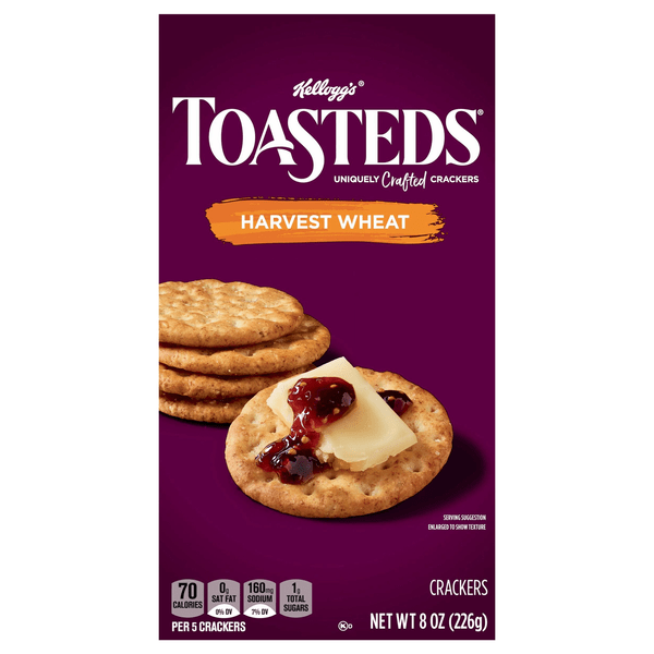 Save on Toasteds Crackers Harvest Wheat Lightly Toasted Order Online