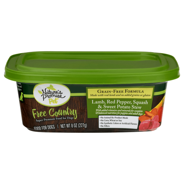Save on Nature's Promise Free Country Wet Dog Food Lamb Stew Order