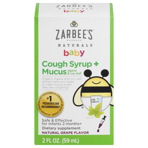 Save on Zarbee's Naturals Baby Cough Syrup + Mucus Dietary Supplement