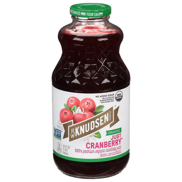 Save on R.W. Knudsen Family 100 Just Cranberry Juice Organic Order