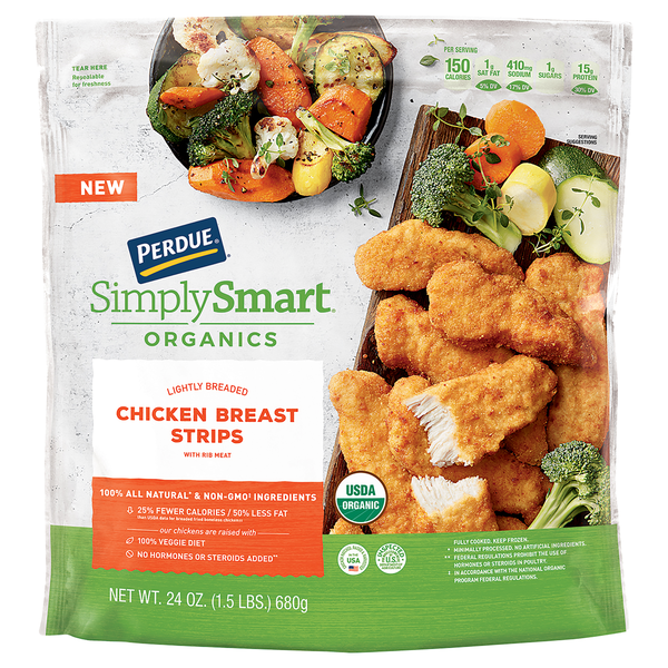 Save on Perdue Simply Smart Lightly Breaded Chicken Breast Strips Order