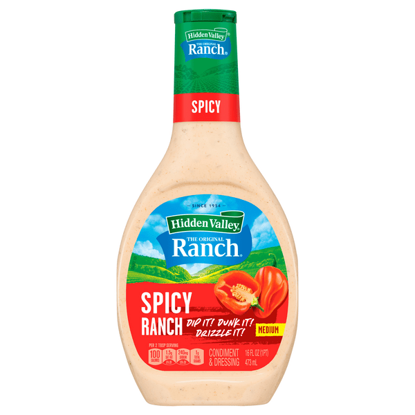 Save on Hidden Valley Spicy Ranch Condiment & Salad Dressing Order