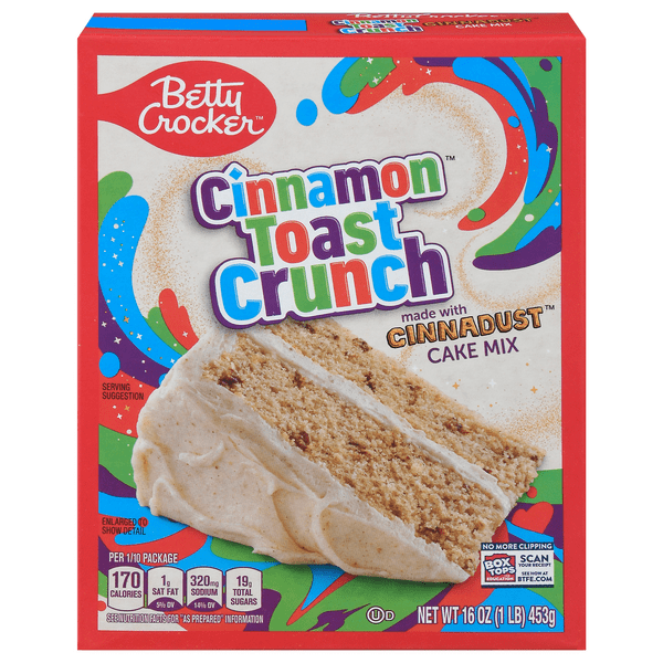 Save on Betty Crocker Cake Mix Cinnamon Toast Crunch Order Online