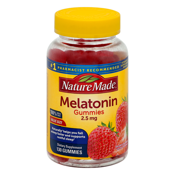 Save on Nature Made Melatonin 2.5mg Dietary Supplement Gummies Dreamy Strawberry Order Online