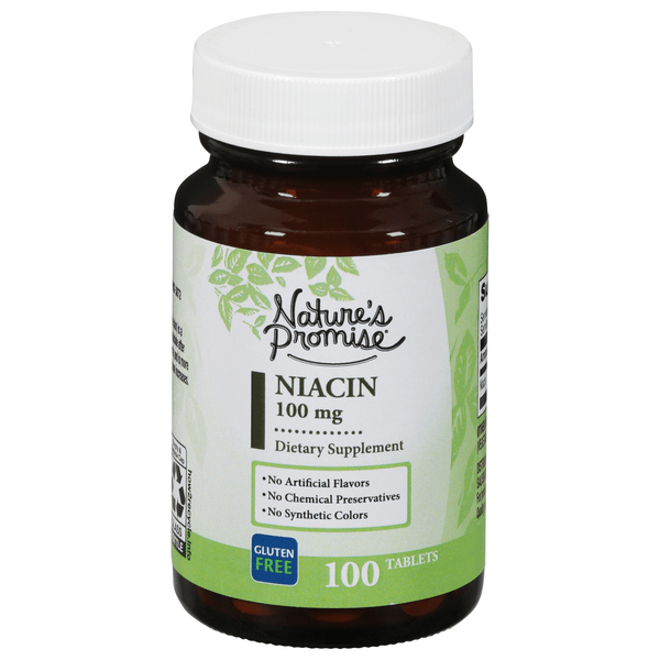 Save on Nature's Promise Niacin 100 mg Dietary Supplement Tablets Order