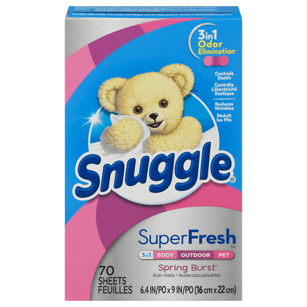 Save on Snuggle SuperFresh 3in1 Spring Burst Dryer Sheets Order
