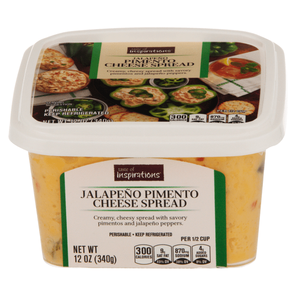 Save on Taste of Inspirations Jalapeno Pimento Cheese Spread Order