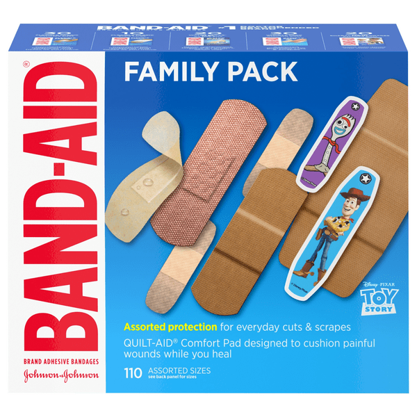 Save on BandAid Kid's Adhesive Bandages Assorted Sizes Toy Story
