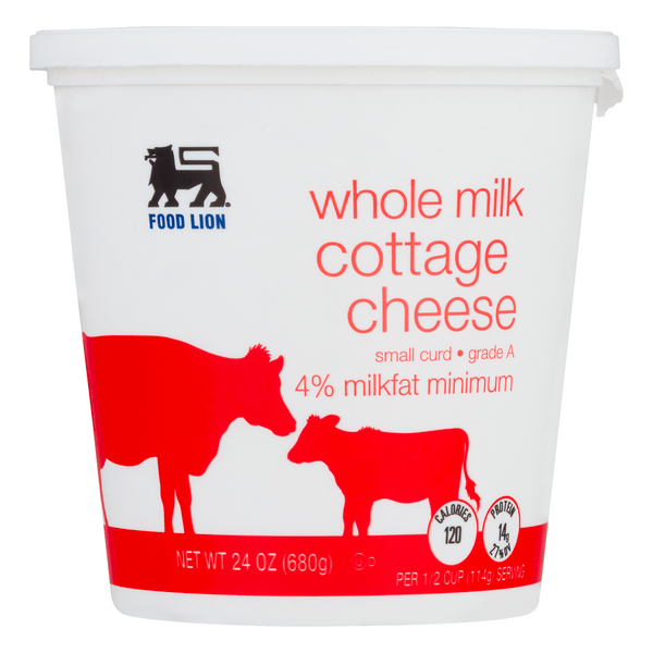 Save on Food Lion Cottage Cheese Whole Milk Small Curd Order Online