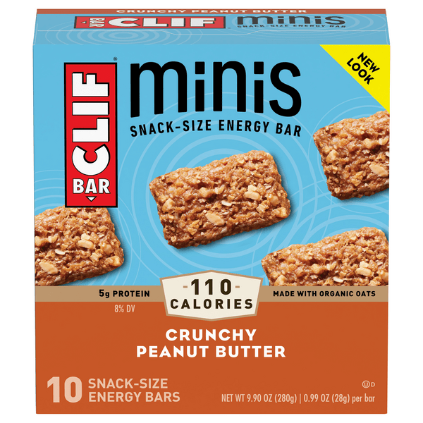 Save on Clif Minis Energy Bars Crunchy Peanut Butter Snack Size 10 ct