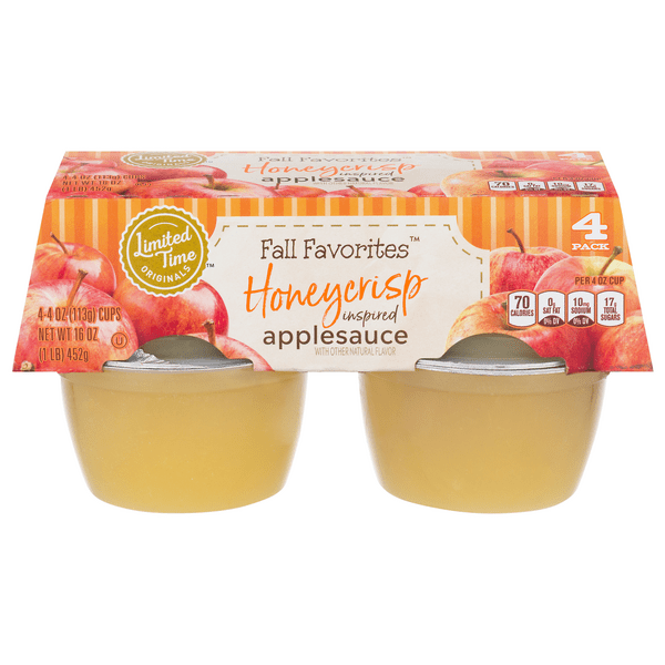 Save on GIANT Limited Time Apple Sauce Honeycrisp Apple 4 ct Order