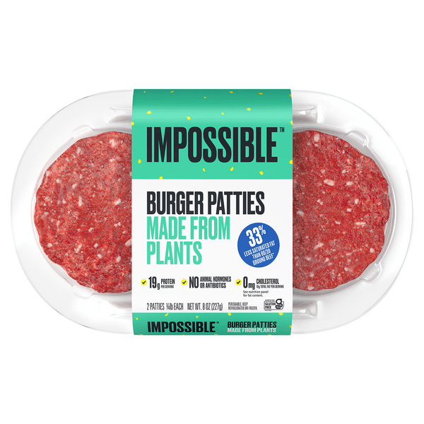 Save on Impossible Burger Patties Made From Plants 2 ct Order Online