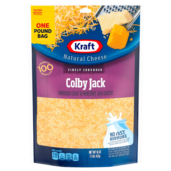 Save on Kraft Cheese Colby Jack Shredded Natural Order Online Delivery