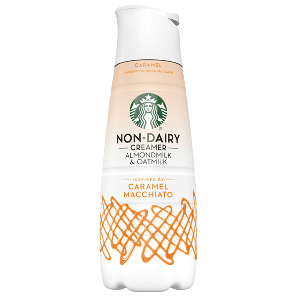 Save on Starbucks NonDairy Caramel Flavored Almondmilk & Oatmilk