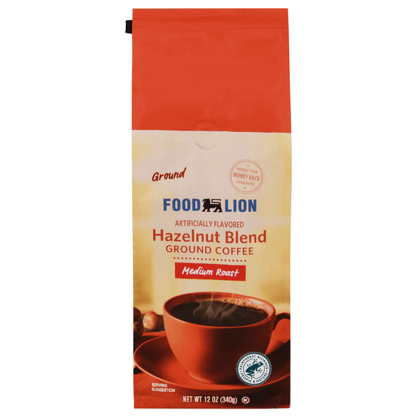 Save on Food Lion Hazelnut Medium Roast Coffee Ground Order Online