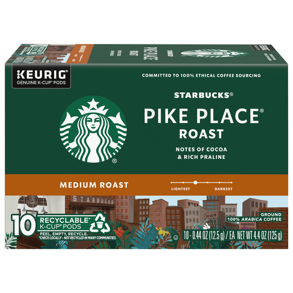 Save on Starbucks Pike Place Medium Roast Coffee KCup Pods Order