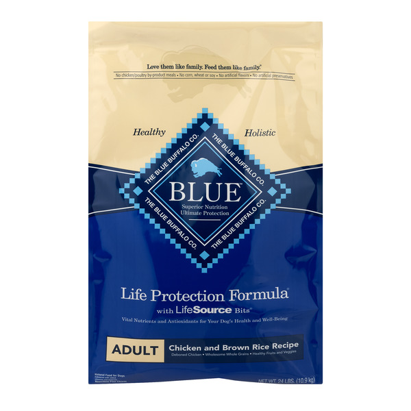 Save on BLUE Adult Dry Dog Food Chicken & Brown Rice Recipe Natural