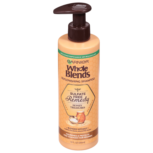Save on Garnier Whole Blends Sulfate Free Replenishing Shampoo Honey